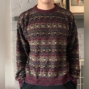 Vintage Oversized Jos-A-Banks Sportswear Sweater